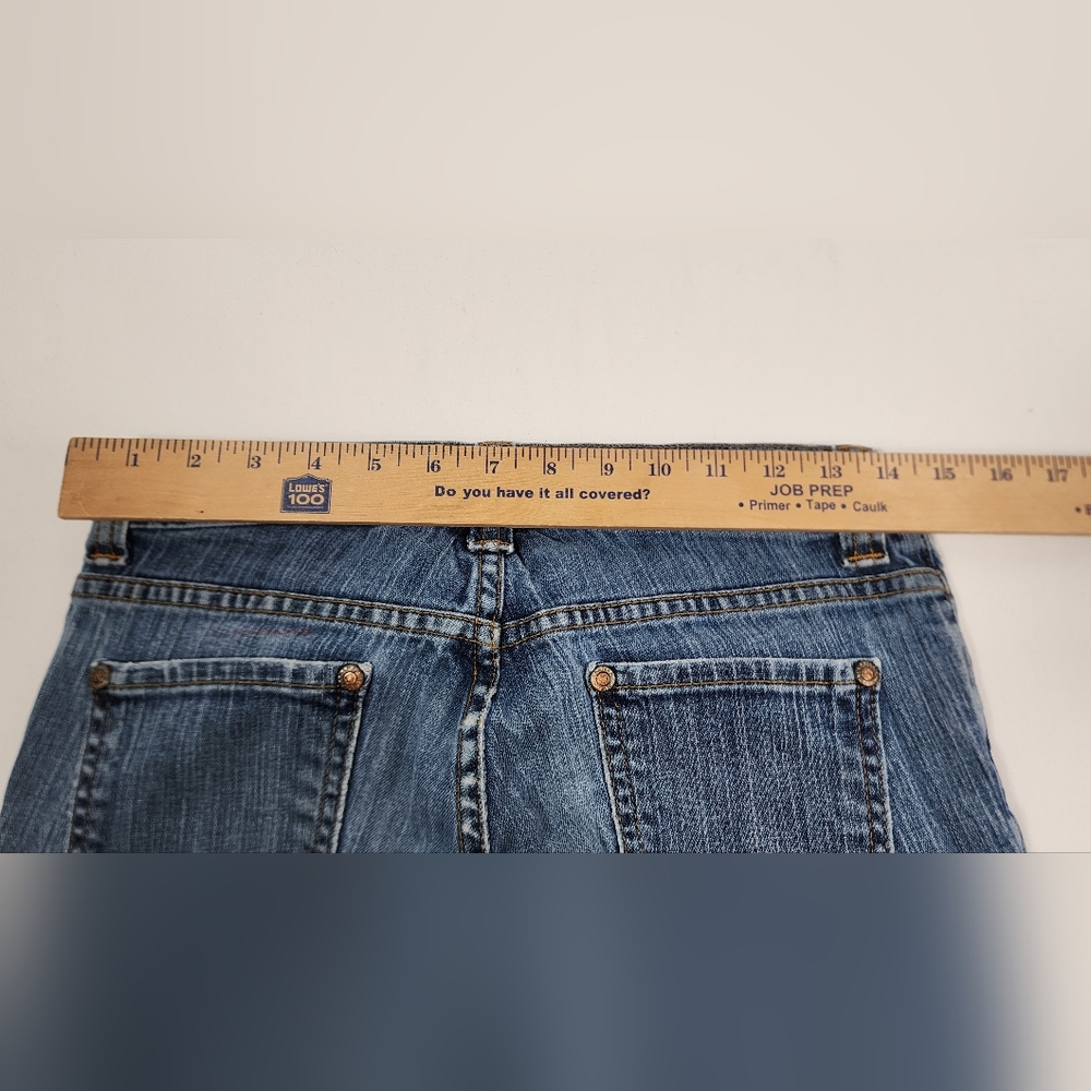 Banana Republic Women’s Mid-Rise Stretch Dirty Extreme Jeans Size 6 Blue - Picture 9 of 13